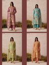 7073 To 7076 By Alizeh Shimmer Silk Kurti With Bottom Dupatta Wholesalers In Surat